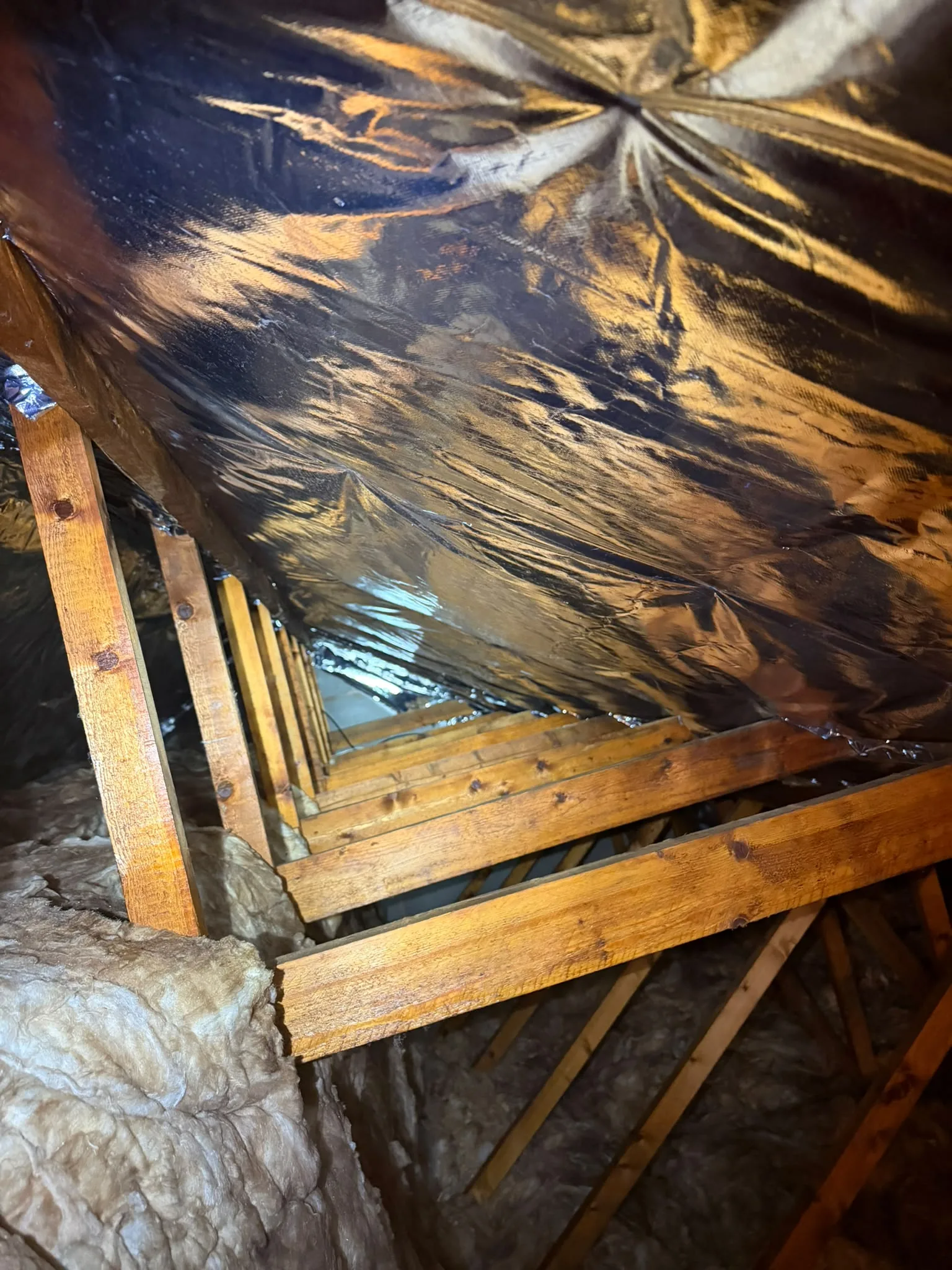Loft insulation project photograph