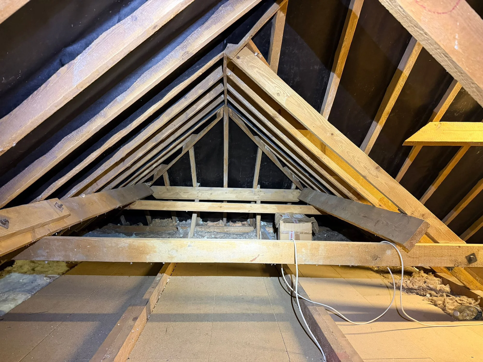 Loft insulation project photograph