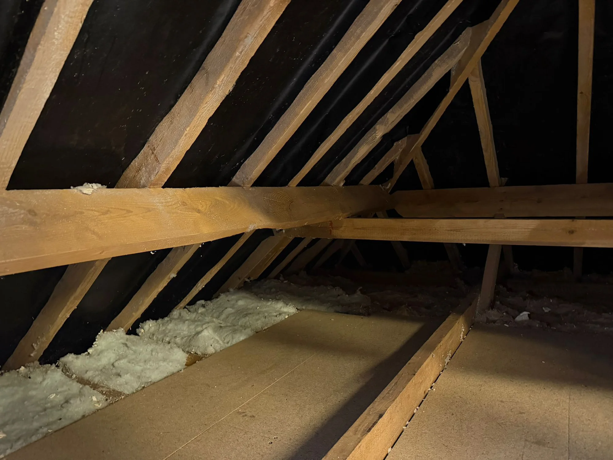 Loft insulation project photograph
